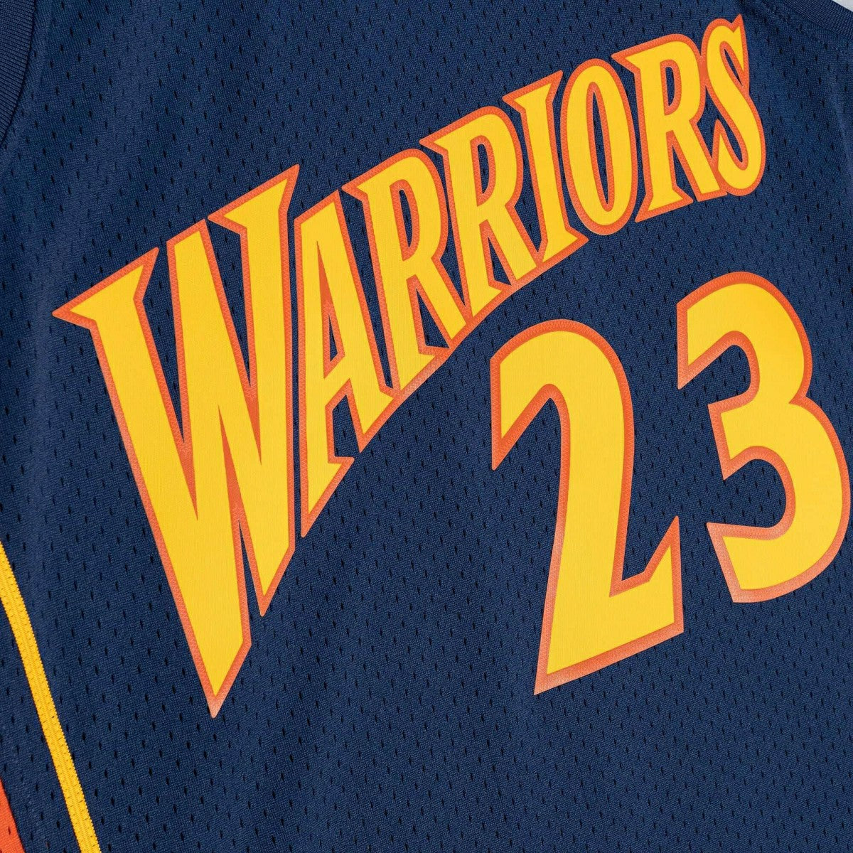 Jason Richardson #23 Golden State Warriors 2002-03 Mitchell & Ness Swingman NBA Jersey Navy Taass for sale