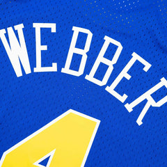 Chris Webber #4 Golden State Warriors 1993-94 Mitchell & Ness Swingman NBA Jersey Blue Fashion