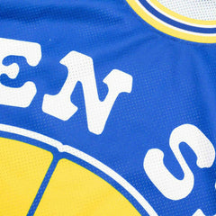 Golden State Warriors Big Face 2.0 Mitchell & Ness NBA Jersey Blue Taass US