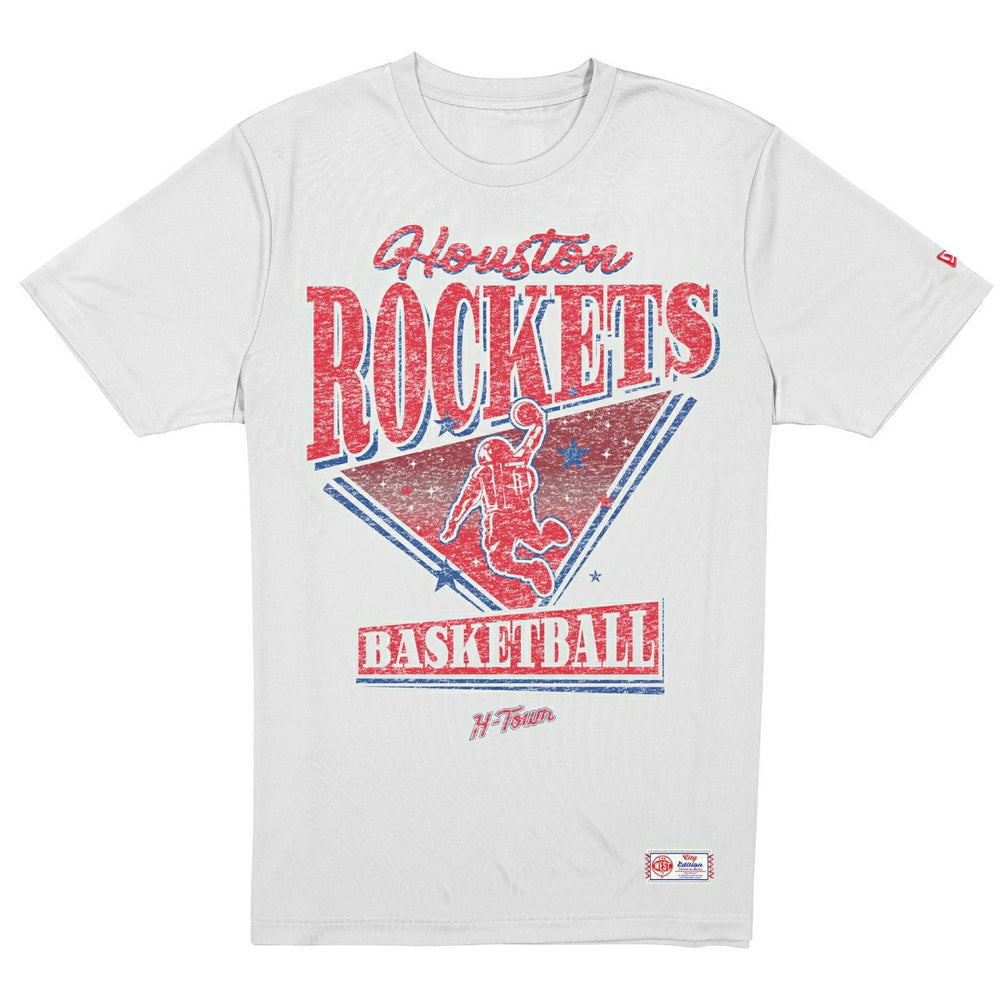 Houston Rockets 2025-26 City Edition NBA T-Shirt White Fashion