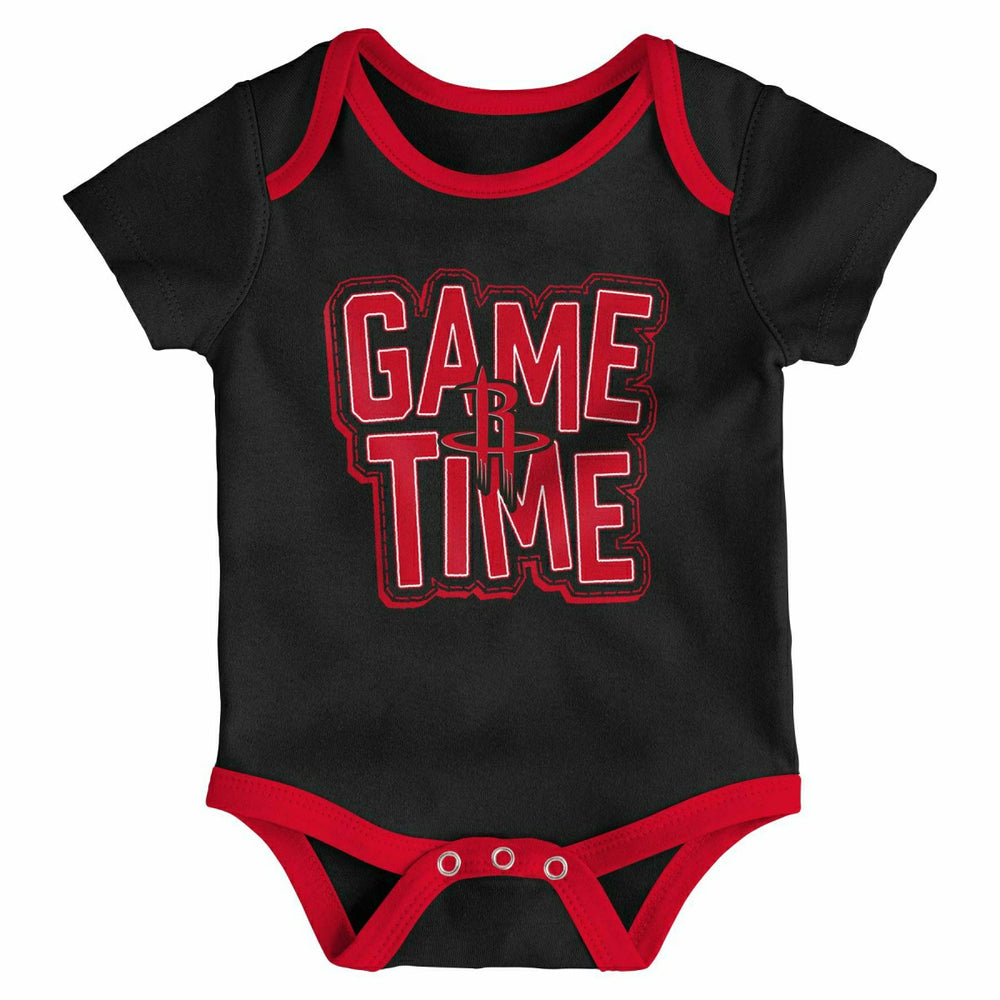 Houston Rockets Game Time NBA Baby Bodysuit Set (3-Piece) Lifestyle