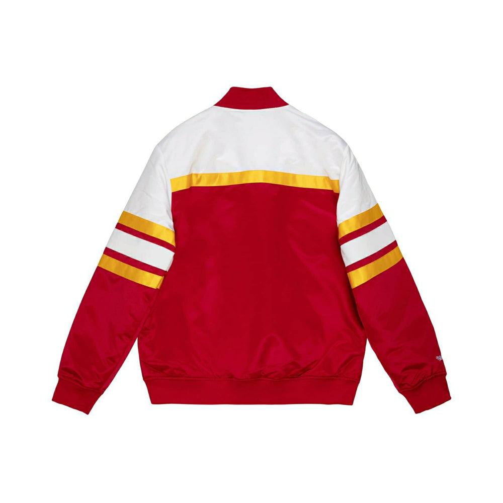 Houston Rockets Mitchell & Ness Script Heavyweight Satin NBA Jacket Taass sale