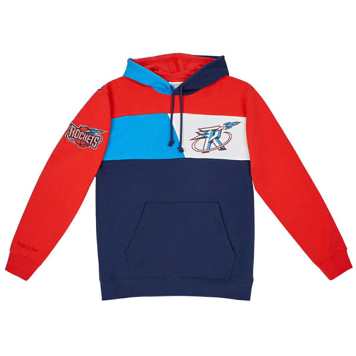 Houston Rockets Mitchell & Ness Color Blocked NBA Fleece Hoodie Taass US