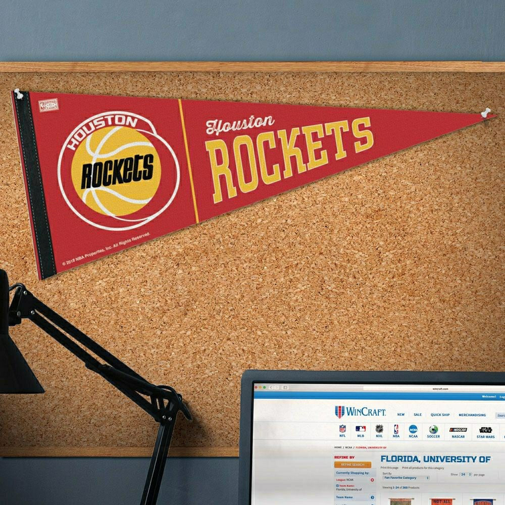 Houston Rockets Hardwood Classics Premium NBA Pennant Taass US