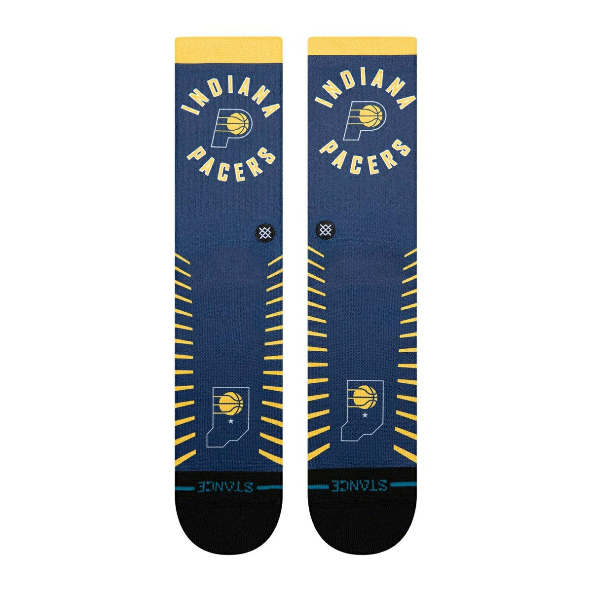 Indiana Pacers 2025-26 NBA Statement Edition Crew Socks Fashion
