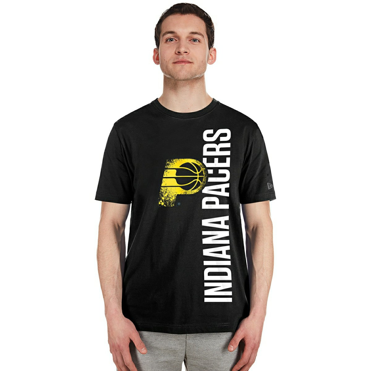 Indiana Pacers 2024 NBA City Edition New Era T-Shirt Black Fashion