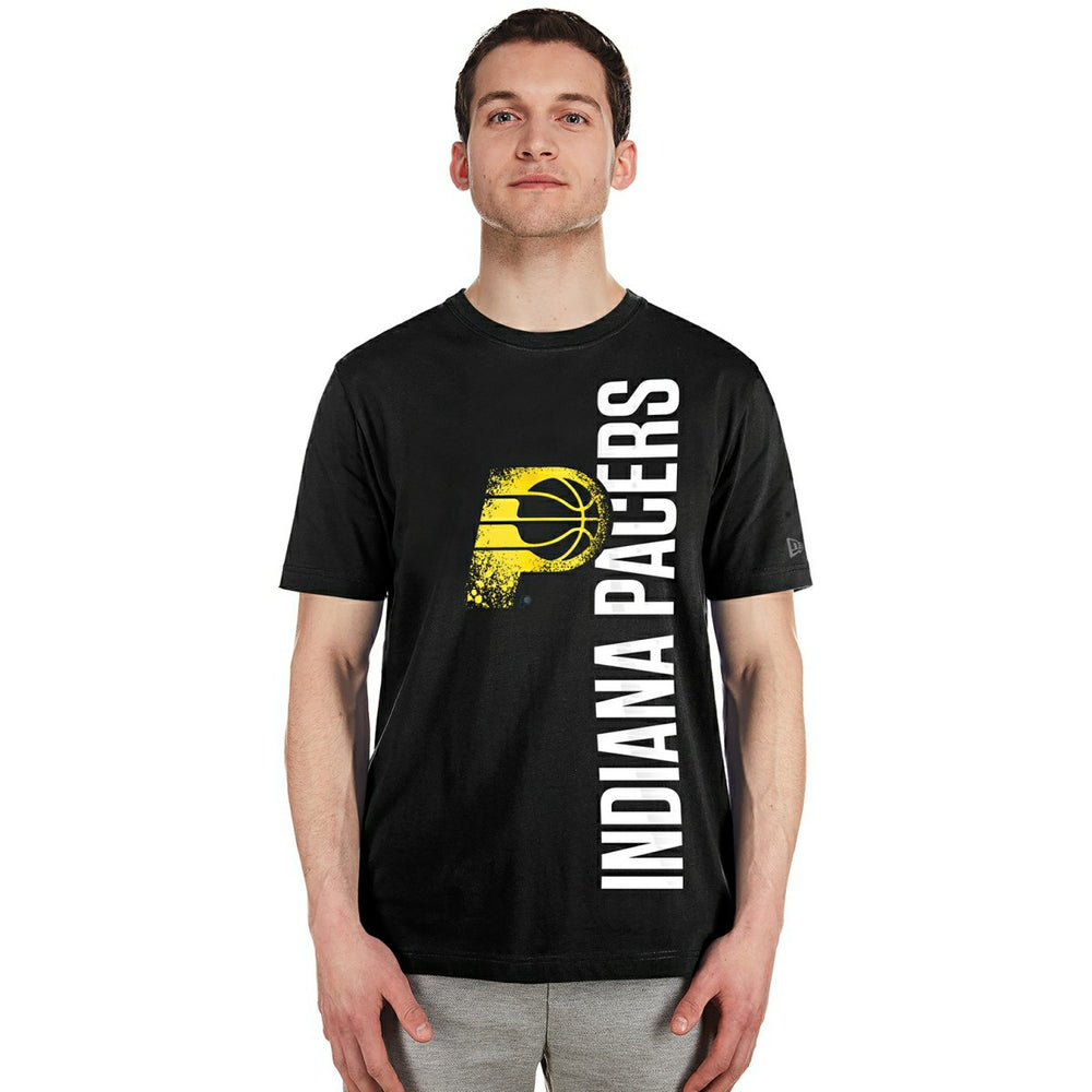 Indiana Pacers 2024 NBA City Edition New Era T-Shirt Black Fashion