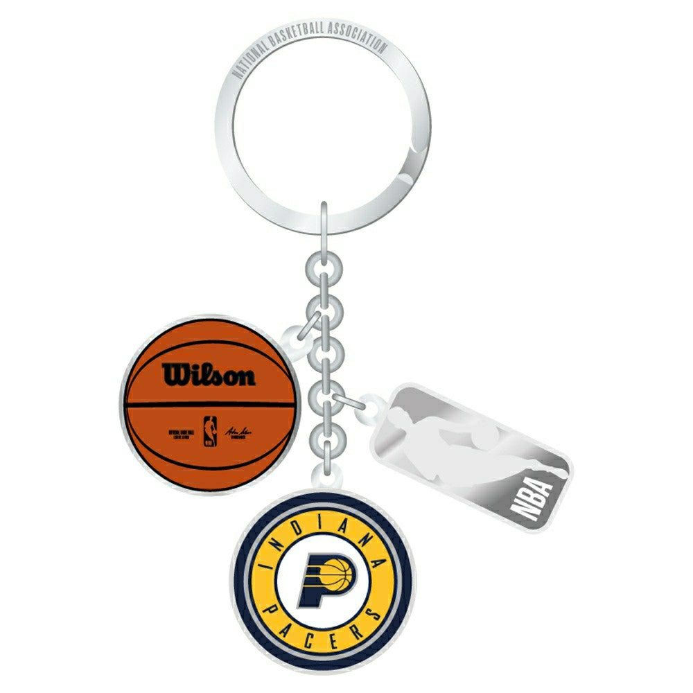 Indiana Pacers NBA Charm Key Ring Taass US