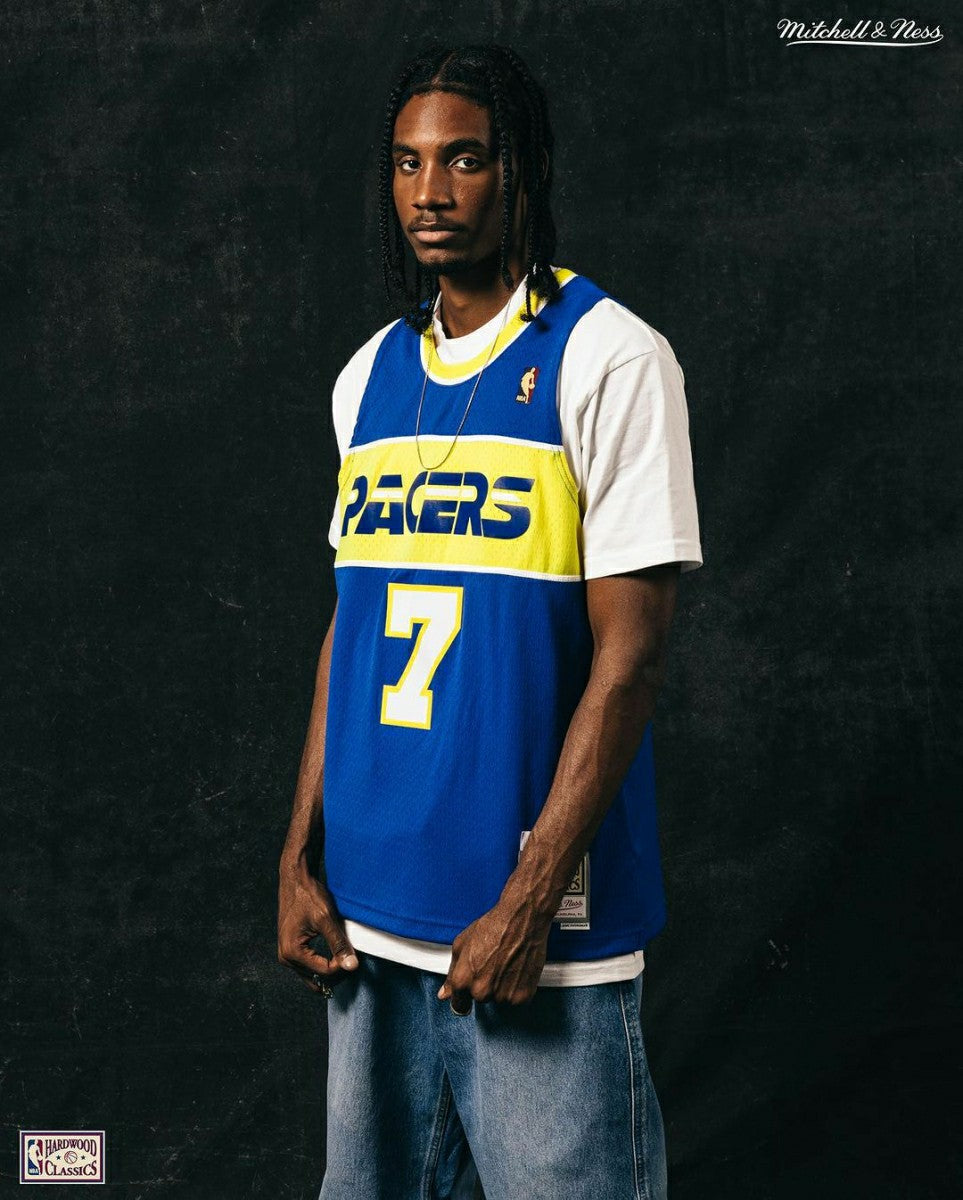 Jermaine O'Neal #7 Indiana Pacers 2004-05 Mitchell & Ness Swingman NBA Jersey Blue Classic