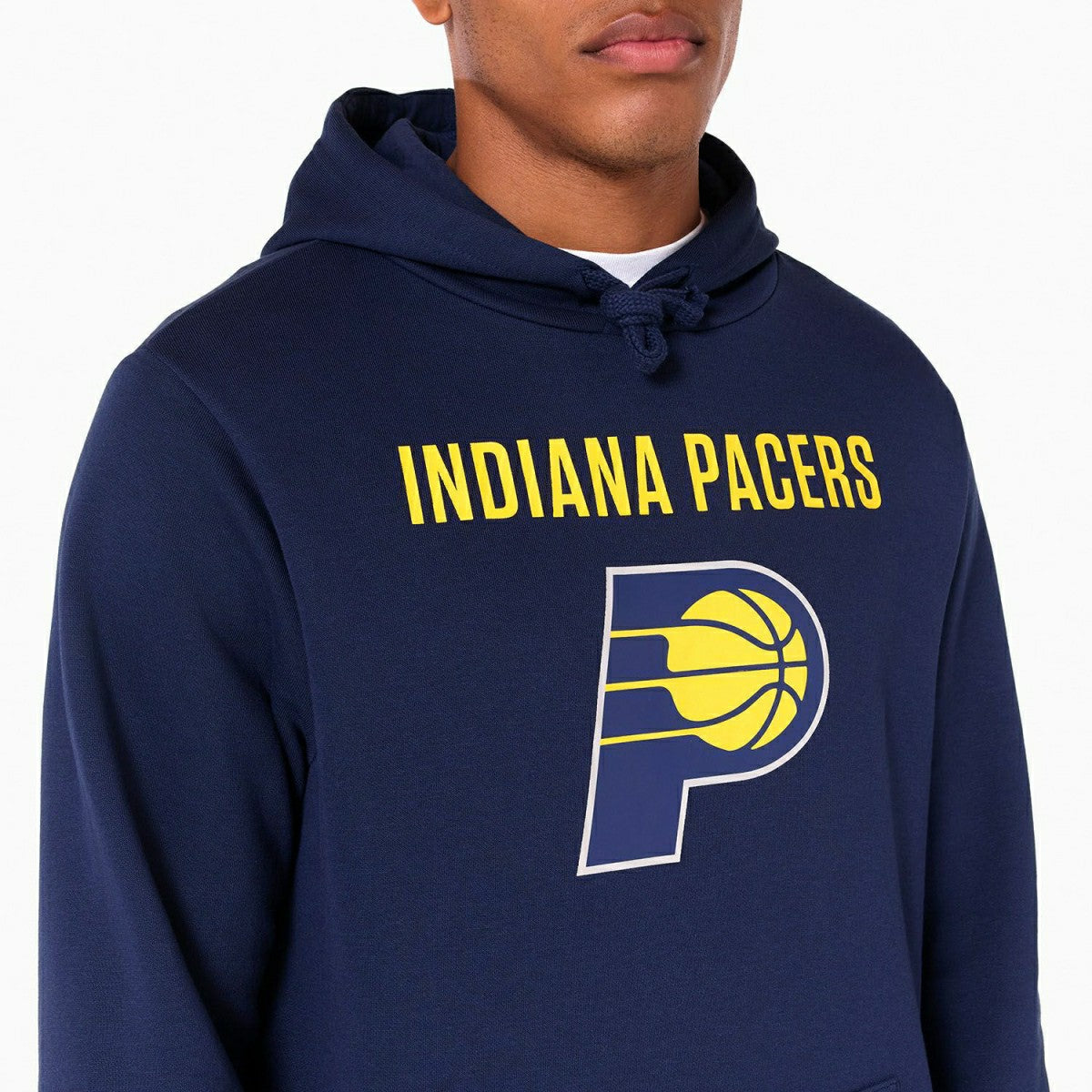 Indiana Pacers Team Logo Hoodie NBA Sweatshirt Navy Taass for sale