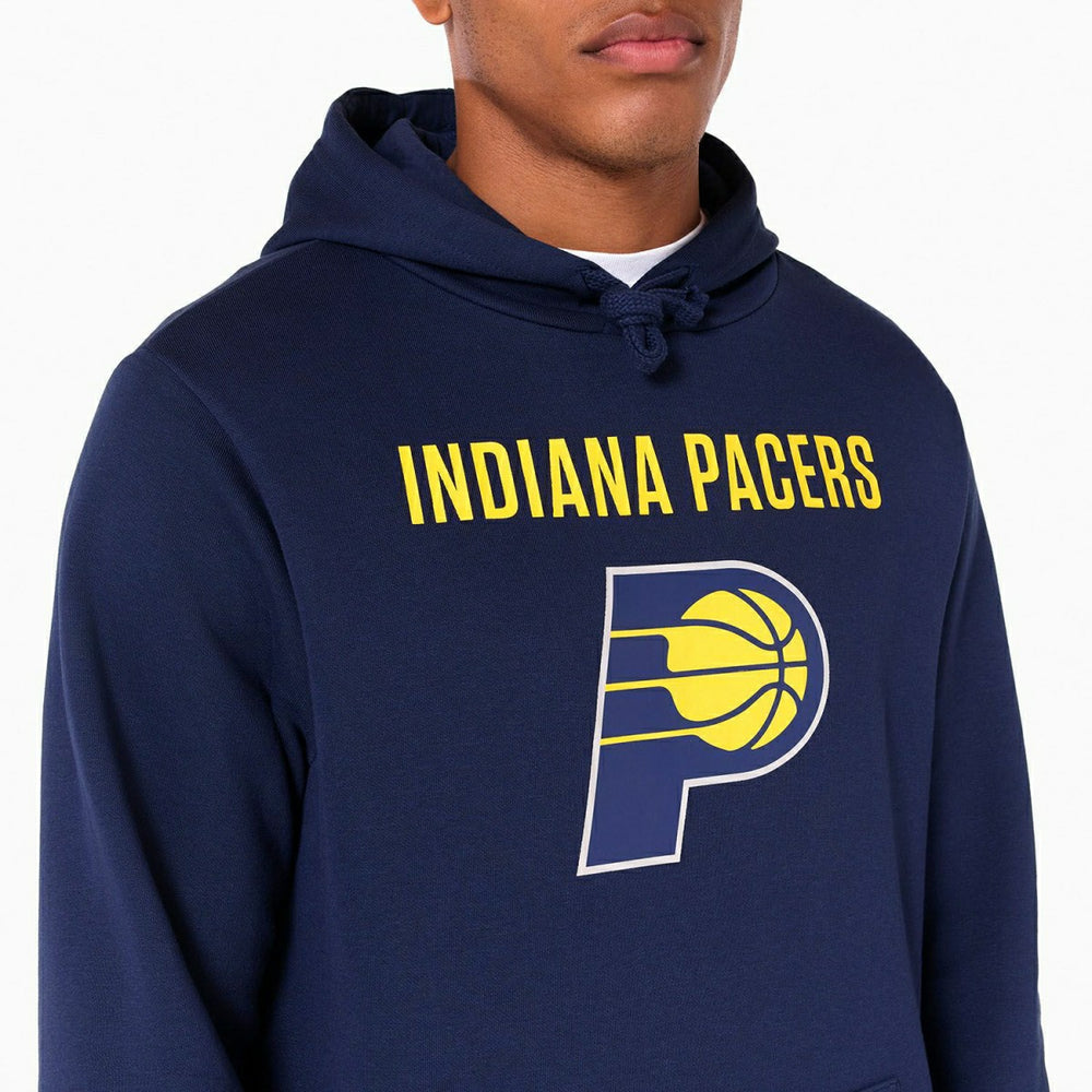 Indiana Pacers Team Logo Hoodie NBA Sweatshirt Navy Taass for sale