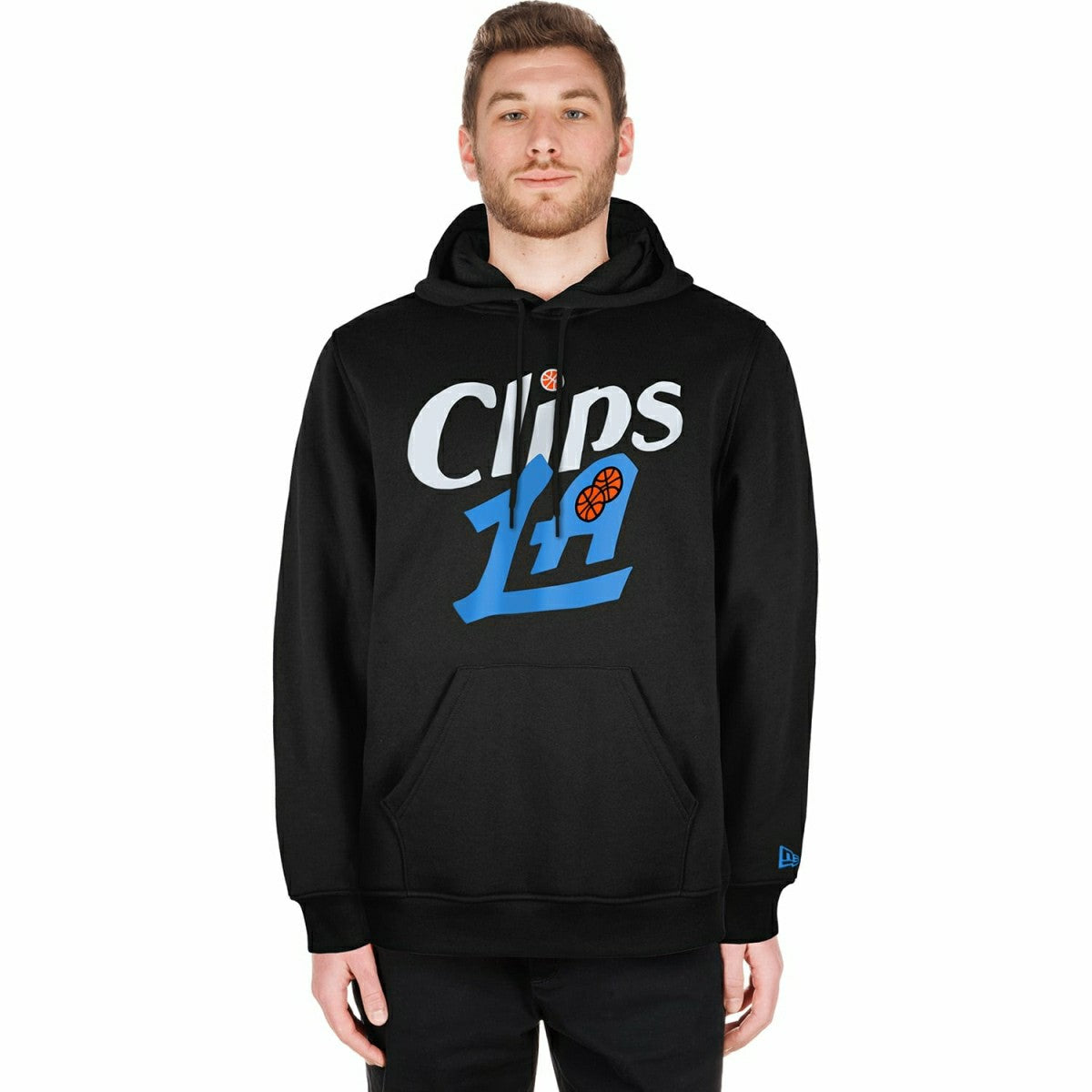 Los Angeles Clippers 2024 NBA City Edition New Era Hoodie Black Taass US