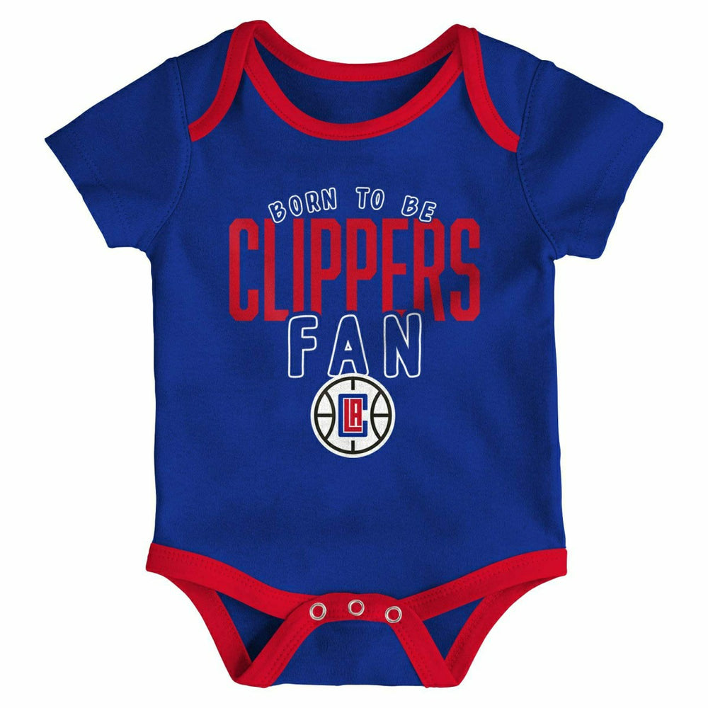 Los Angeles Clippers Game Time NBA Baby Bodysuit Set (3-Piece) Lifestyle