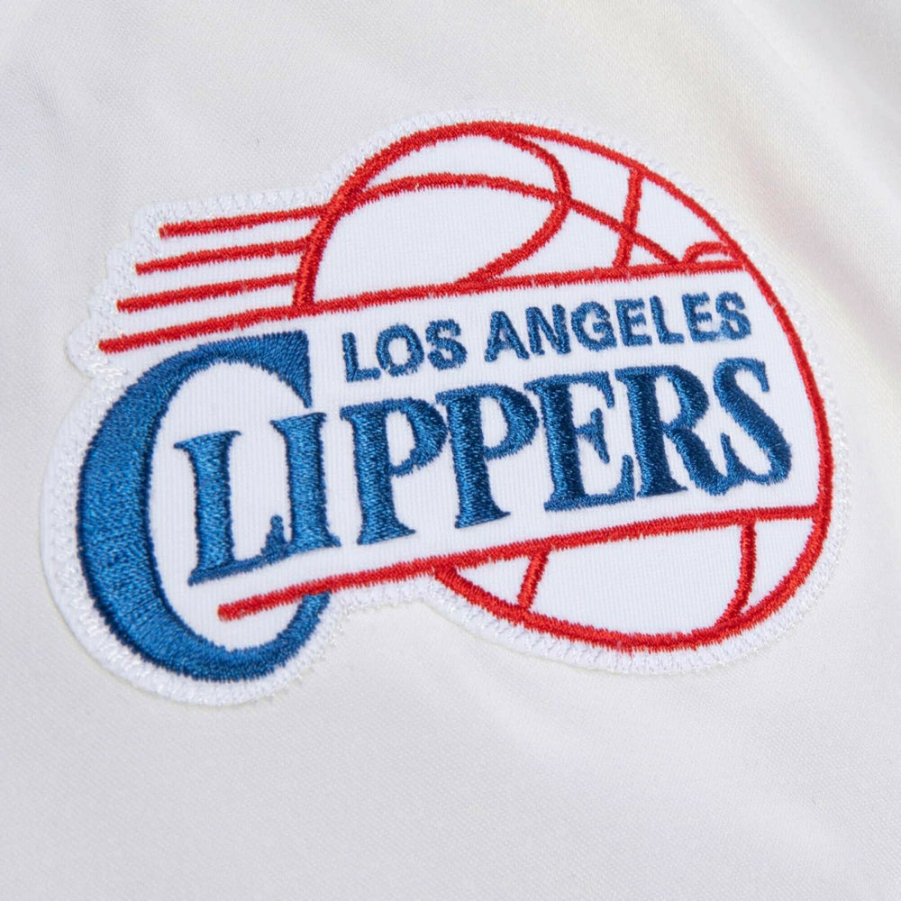 Los Angeles Clippers Mitchell & Ness Script Heavyweight Satin NBA Jacket Taass sale