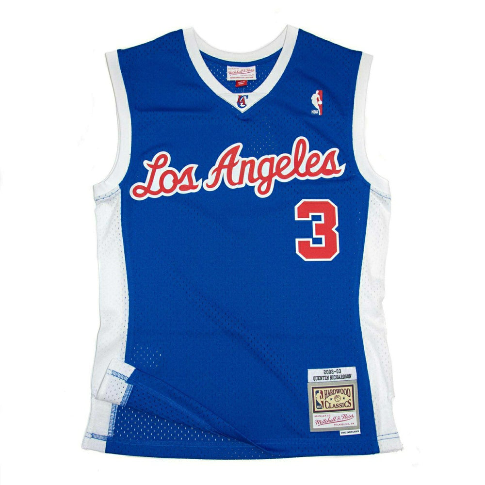 Quentin Richardson #3 Los Angeles Clippers 2002-03 Mitchell & Ness Swingman NBA Jersey Blue Lifestyle