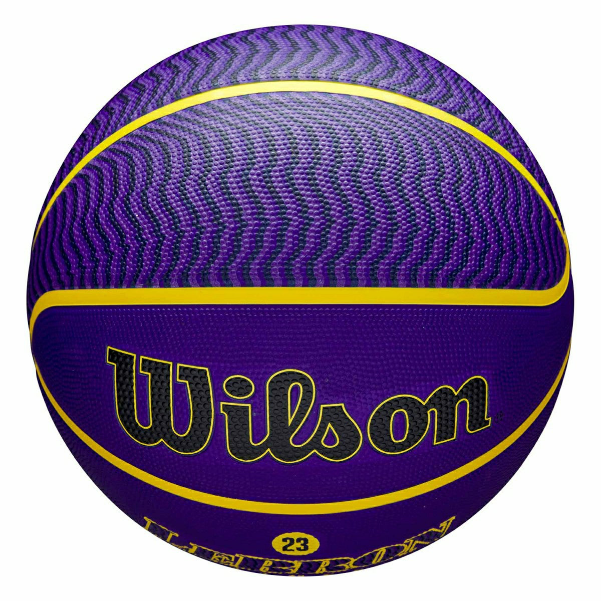 LeBron James Los Angeles Lakers NBA Icon Outdoor Basketball (Size 7) Classic