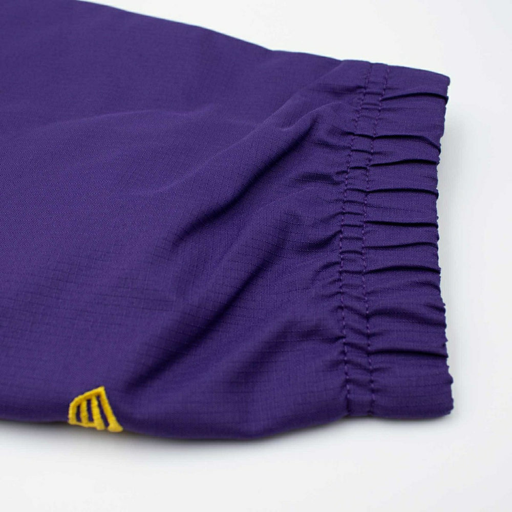 Los Angeles Lakers NBA Quarter Zip Windbreaker Jacket Purple Taass for sale
