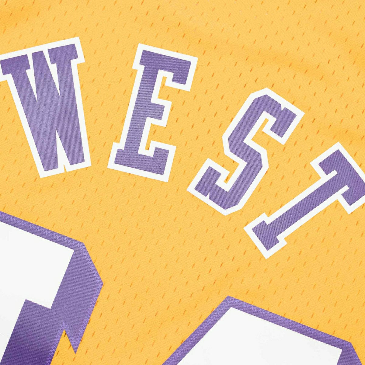 Jerry West #44 Los Angeles Lakers 1971-72 Swingman NBA Jersey Yellow Taass US