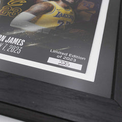 LeBron James Leading Scorer Through the Years Bronze Coin Framed NBA Photo Taass US