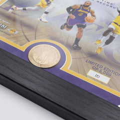LeBron James NBA All-Time Leading Scorer Bronze Coin Framed NBA Photo Classic