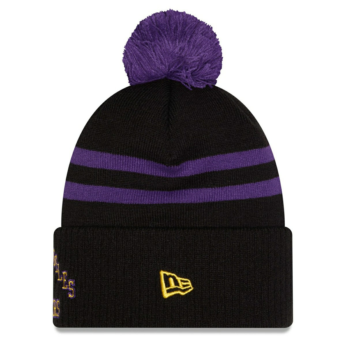 Los Angeles Lakers 2025-26 NBA City Edition Knit Hat Fashion