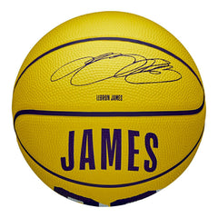 LeBron James #23 Los Angeles Lakers Wilson NBA Mini Basketball (Size 3) Taass US