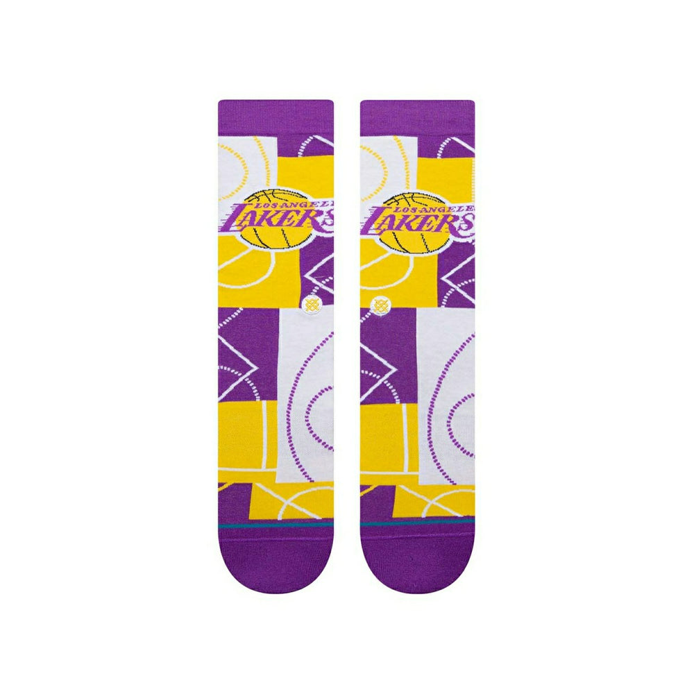 Los Angeles Lakers Zone Stance NBA Crew Socks Taass US