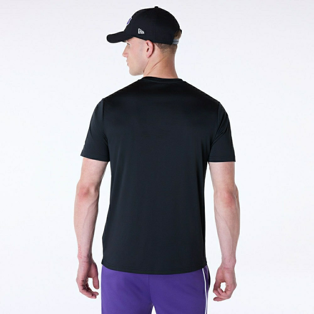 Los Angeles Lakers New Era Performance NBA T-Shirt Black Lifestyle