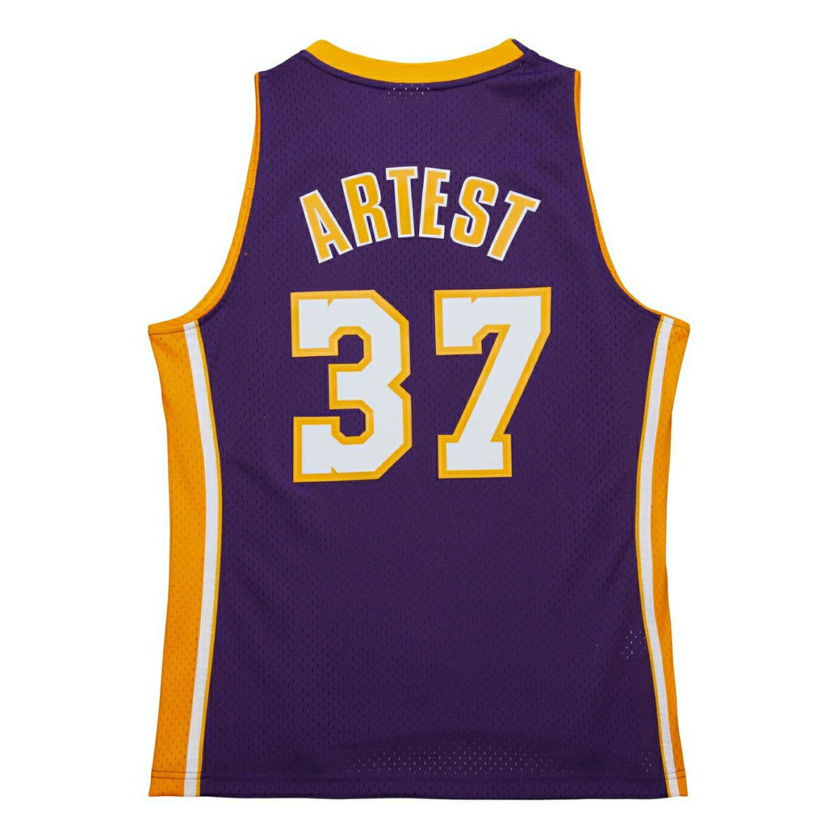 Ron Artest #37 Los Angeles Lakers 2009-10 Mitchell & Ness Swingman NBA Jersey Purple Classic