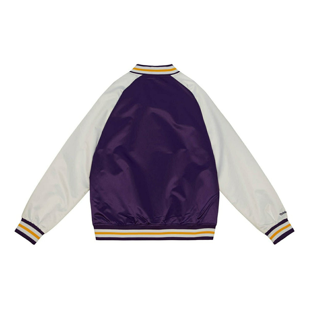 Los Angeles Lakers Primetime Mitchell & Ness Lightweight Satin NBA Jacket Taass for sale