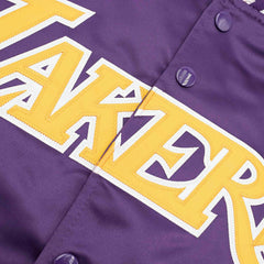 Los Angeles Lakers Primetime Mitchell & Ness Lightweight Satin NBA Jacket Taass for sale