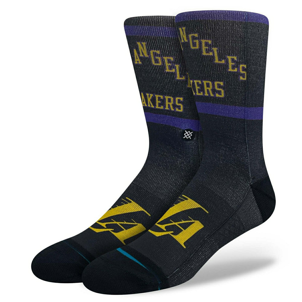 Los Angeles Lakers 2023/24 NBA City Edition Stance Crew Socks Classic