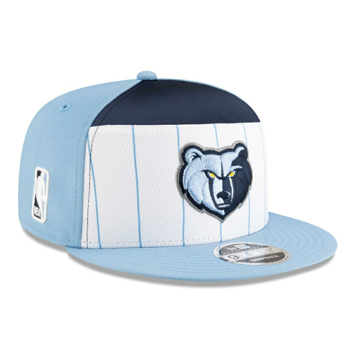 Memphis Grizzlies 2025-26 NBA Tip-Off 9FIFTY Split Panel Snapback Cap Lifestyle