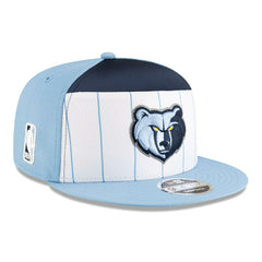 Memphis Grizzlies 2025-26 NBA Tip-Off 9FIFTY Split Panel Snapback Cap Lifestyle