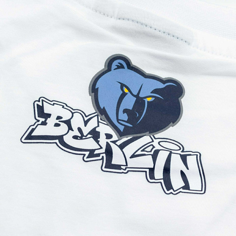 Memphis Grizzlies 2026 NBA Berlin Game Oversized T-Shirt White Taass US