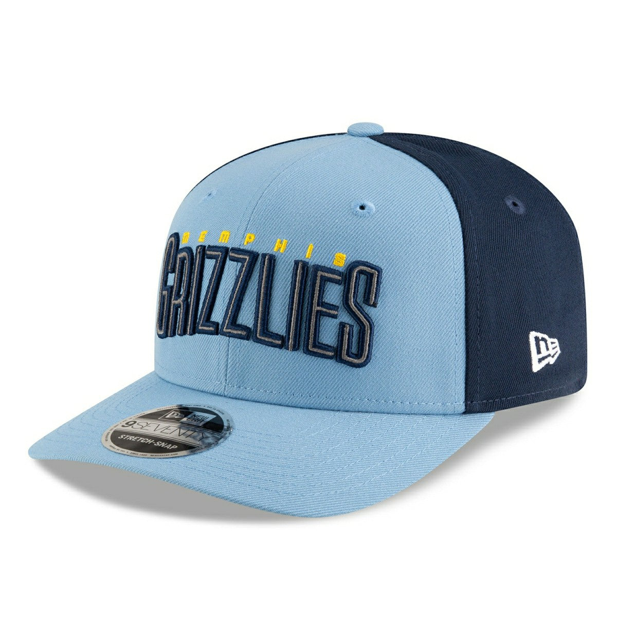 Memphis Grizzlies 2025-26 NBA Statement Stretch-Snap 9SEVENTY Cap Blue Taass sale