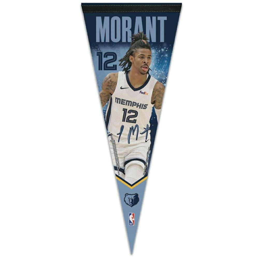Ja Morant Memphis Grizzlies WinCraft Premium NBA Pennant Classic