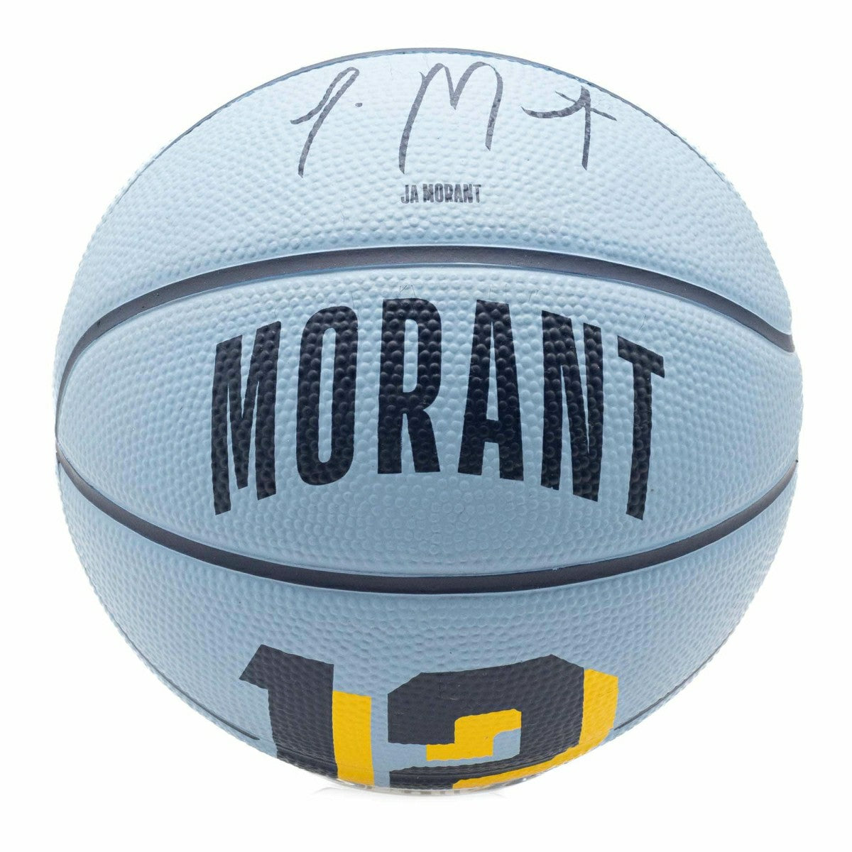 Ja Morant #12 Memphis Grizzlies Wilson NBA Mini Basketball (Size 3) Taass sale