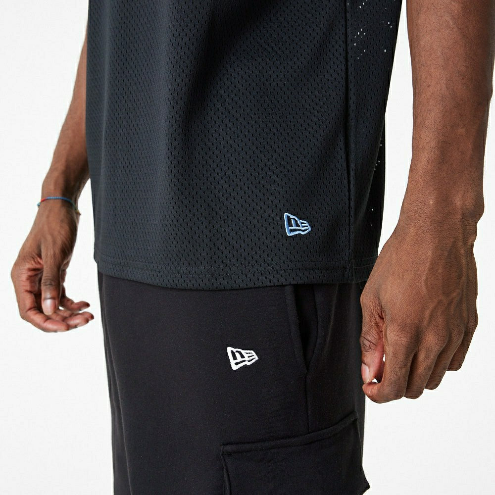 Memphis Grizzlies New Era Oversized NBA Mesh T-Shirt Black Fashion
