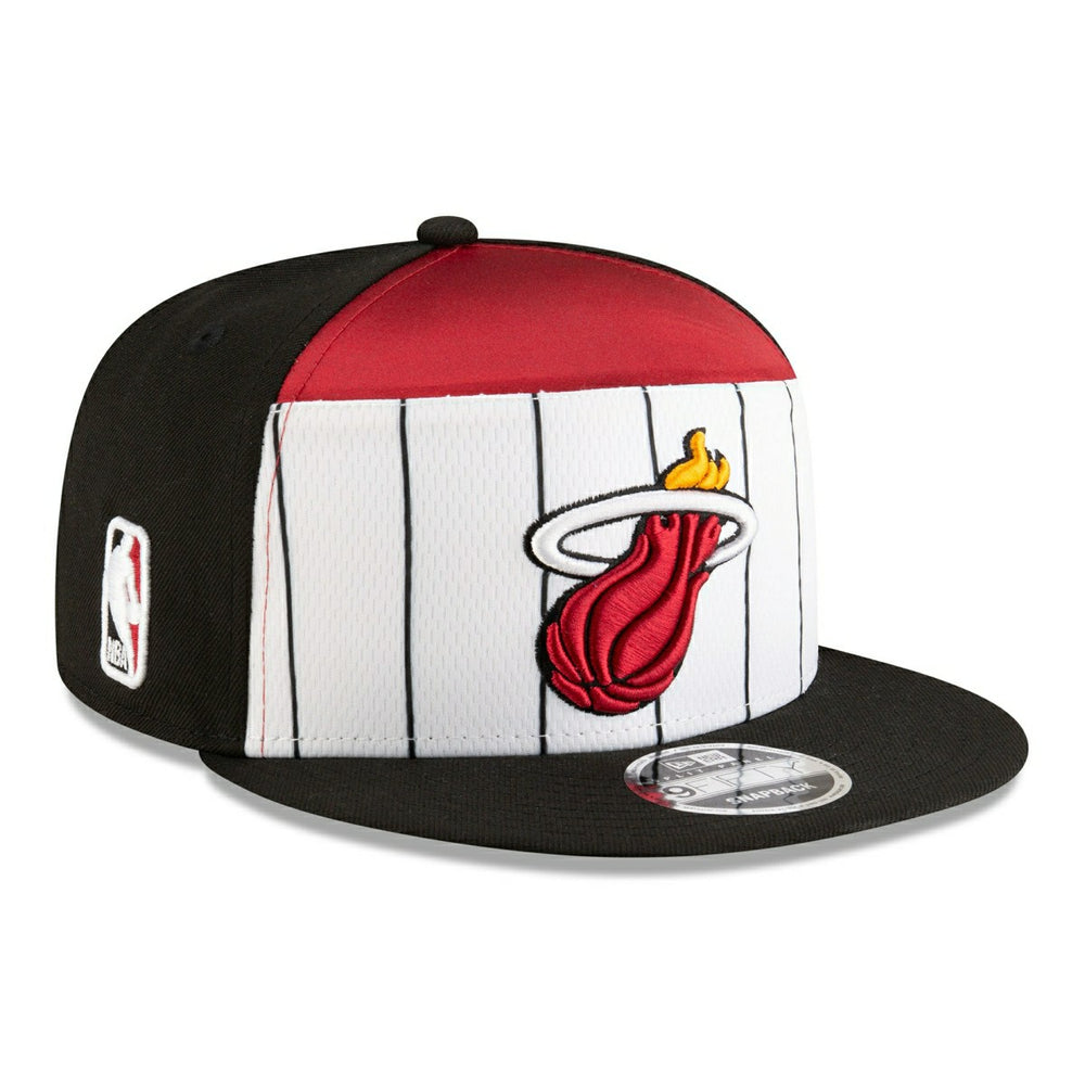 Miami Heat 2025-26 NBA Tip-Off 9FIFTY Split Panel Snapback Cap Lifestyle