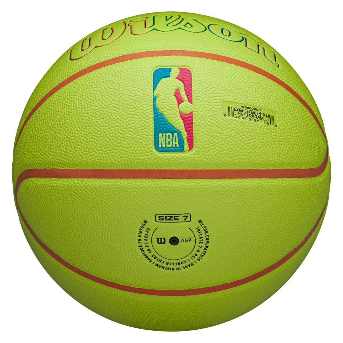 Miami Heat Neon Pop NBA Basketball (Size 7) Taass sale