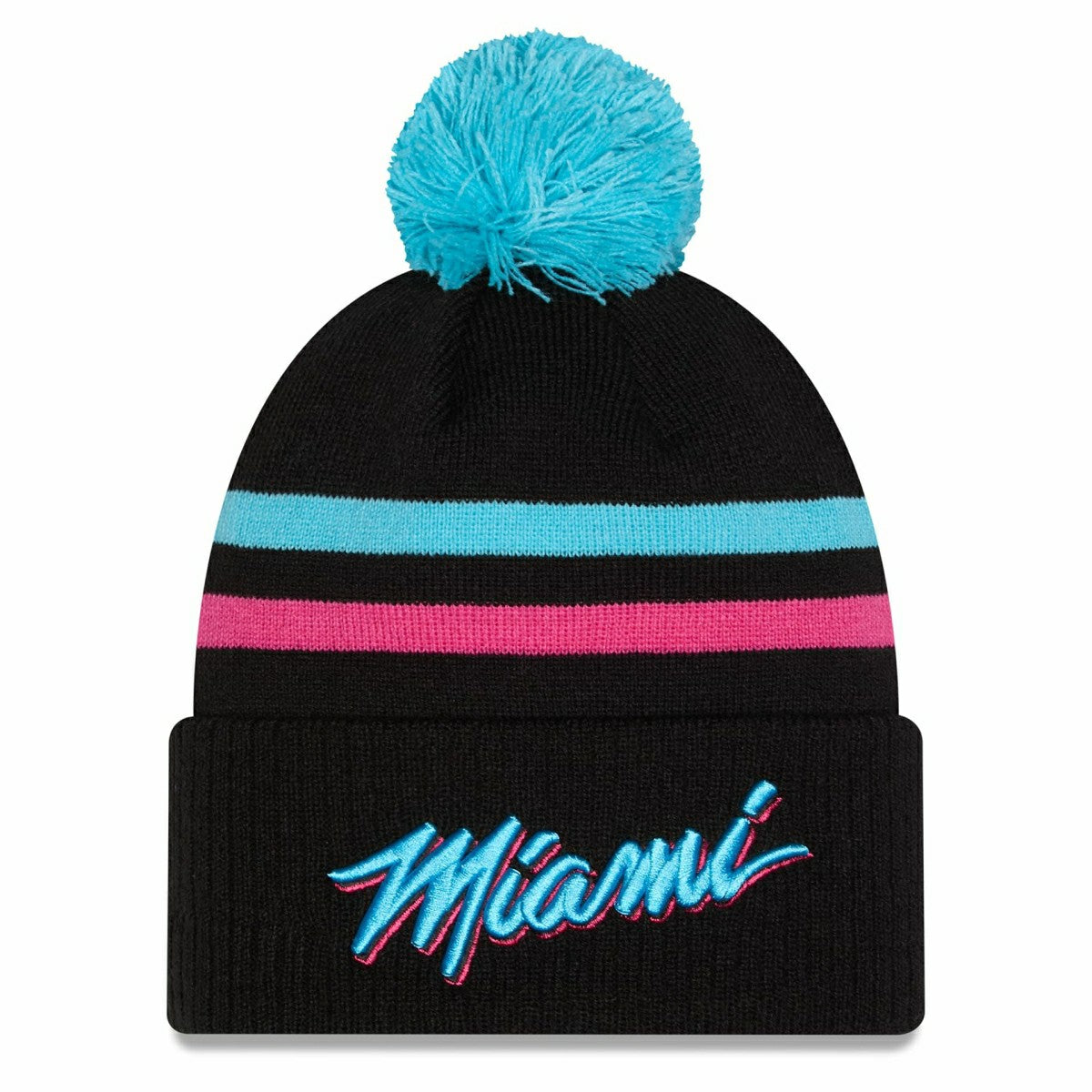 Miami Heat 2025-26 NBA City Edition Knit Hat Fashion