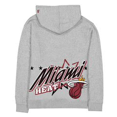Miami Heat Sport Classics Oversized NBA Hoodie Gray Lifestyle