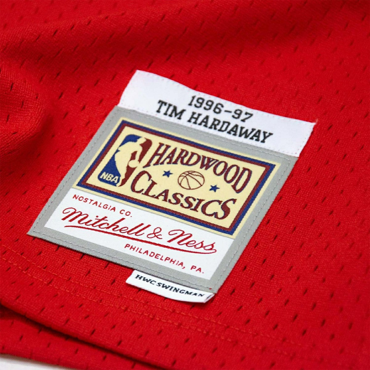 Tim Hardaway #10 Miami Heat 1996-97 Swingman NBA Jersey Red Taass for sale