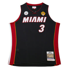 Dwyane Wade #3 Miami Heat 2012-13 Mitchell & Ness Authentic NBA Jersey Black Taass US