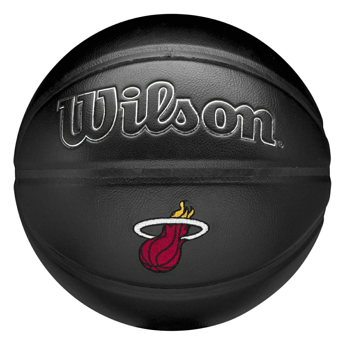 Miami Heat Premiere Wilson NBA Basketball Black (Size 7) Taass US