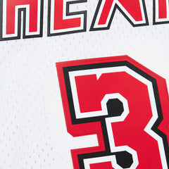 Dwyane Wade #3 Miami Heat 2007-08 Mitchell & Ness Swingman NBA Jersey White Classic