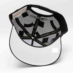 Miami Heat Mitchell & Ness Monogram NBA Trucker Cap Black Lifestyle