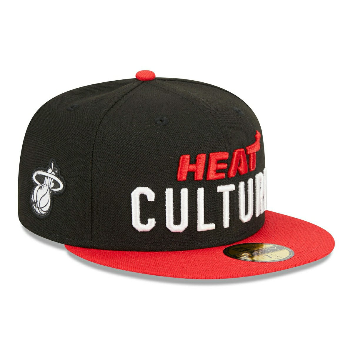 Miami Heat 2023 NBA City Edition New Era 59FIFTY Fitted Cap Taass sale
