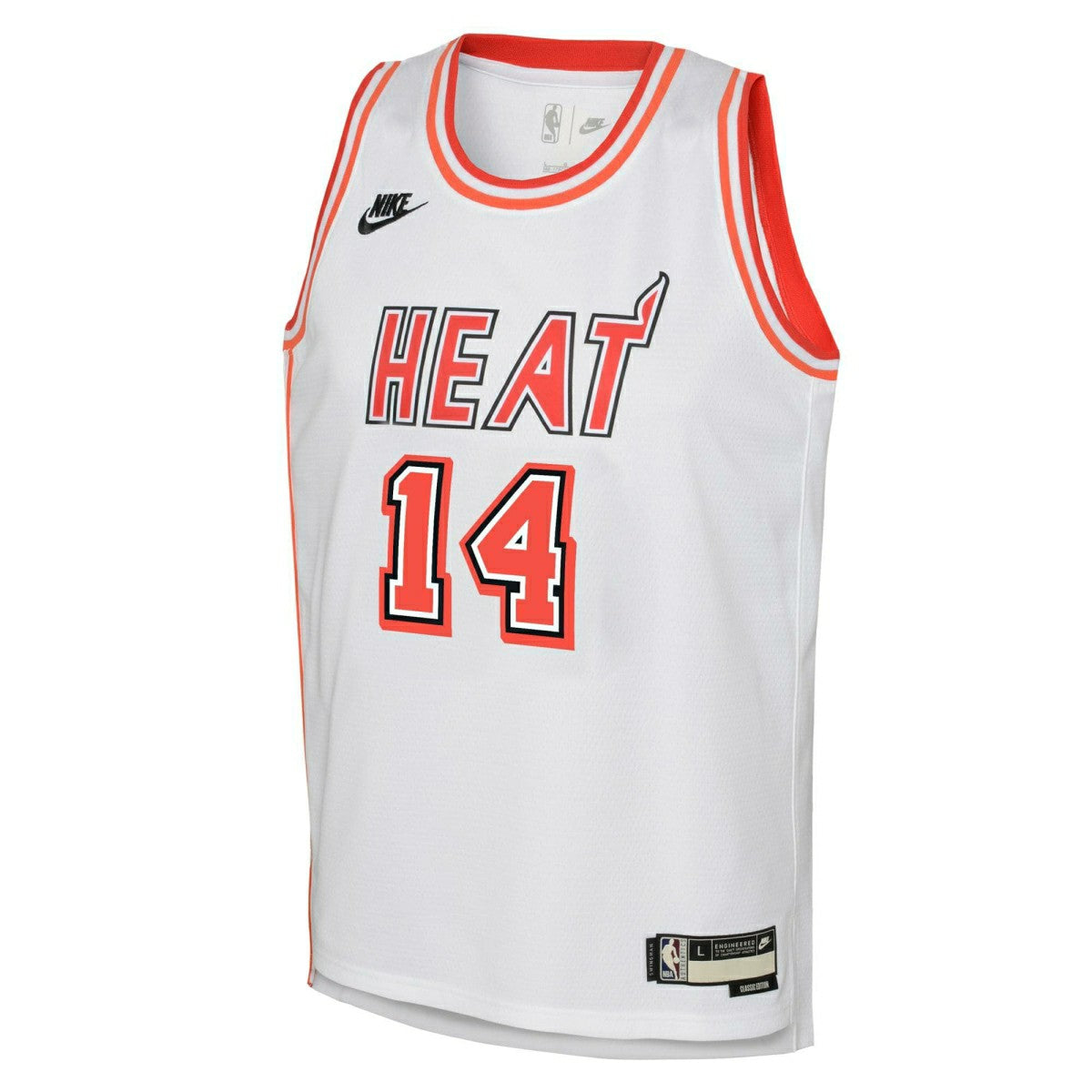 Tyler Herro #14 Miami Heat Hardwood Classics Nike Swingman NBA Jersey (YOUTH) Fashion